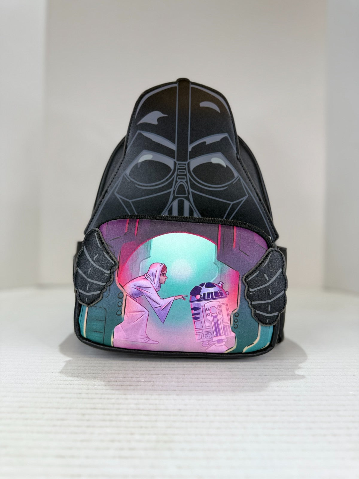 Funko Loungefly Star Wars Darth Vader Leia R2D2 Mini Backpack NWT