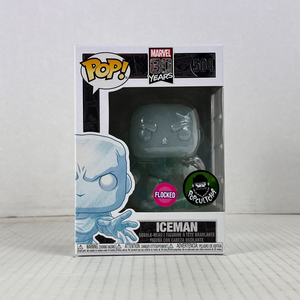 Funko POP Vinyl - Marvel - 80- Years - Iceman - #504 Flocked