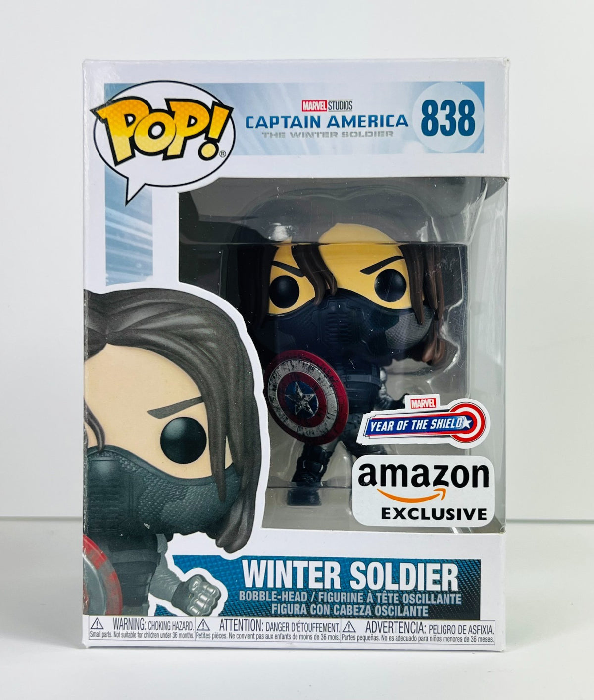 Funko POP Vinyl - Marvel - Captain America - Winter Soldier - #838 Exclusive [1]