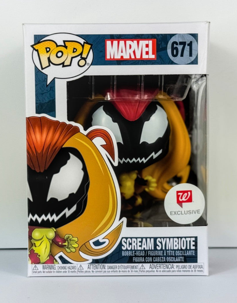 Funko POP Vinyl - Marvel Spider-Man - Scream Symbiote - #671 Walgreens Exclusive