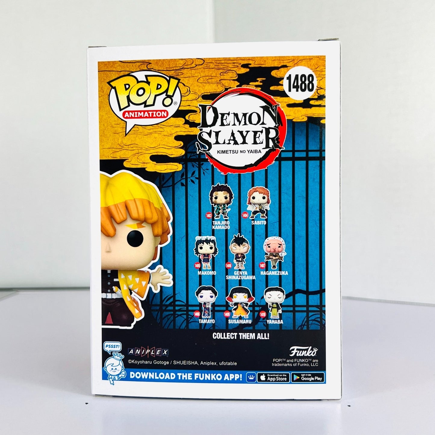Funko POP Vinyl - Animation - Demon Slayer - Zenitsu Agatsuma - #1488