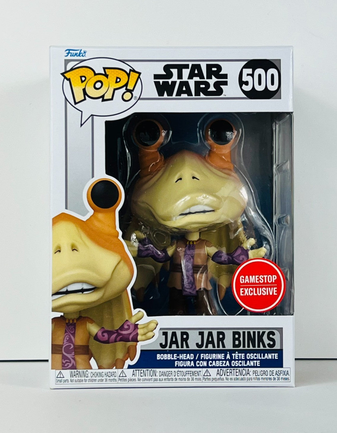 Funko POP Vinyl - Star Wars - Jar Jar Binks - #500 GameStop Exclusive