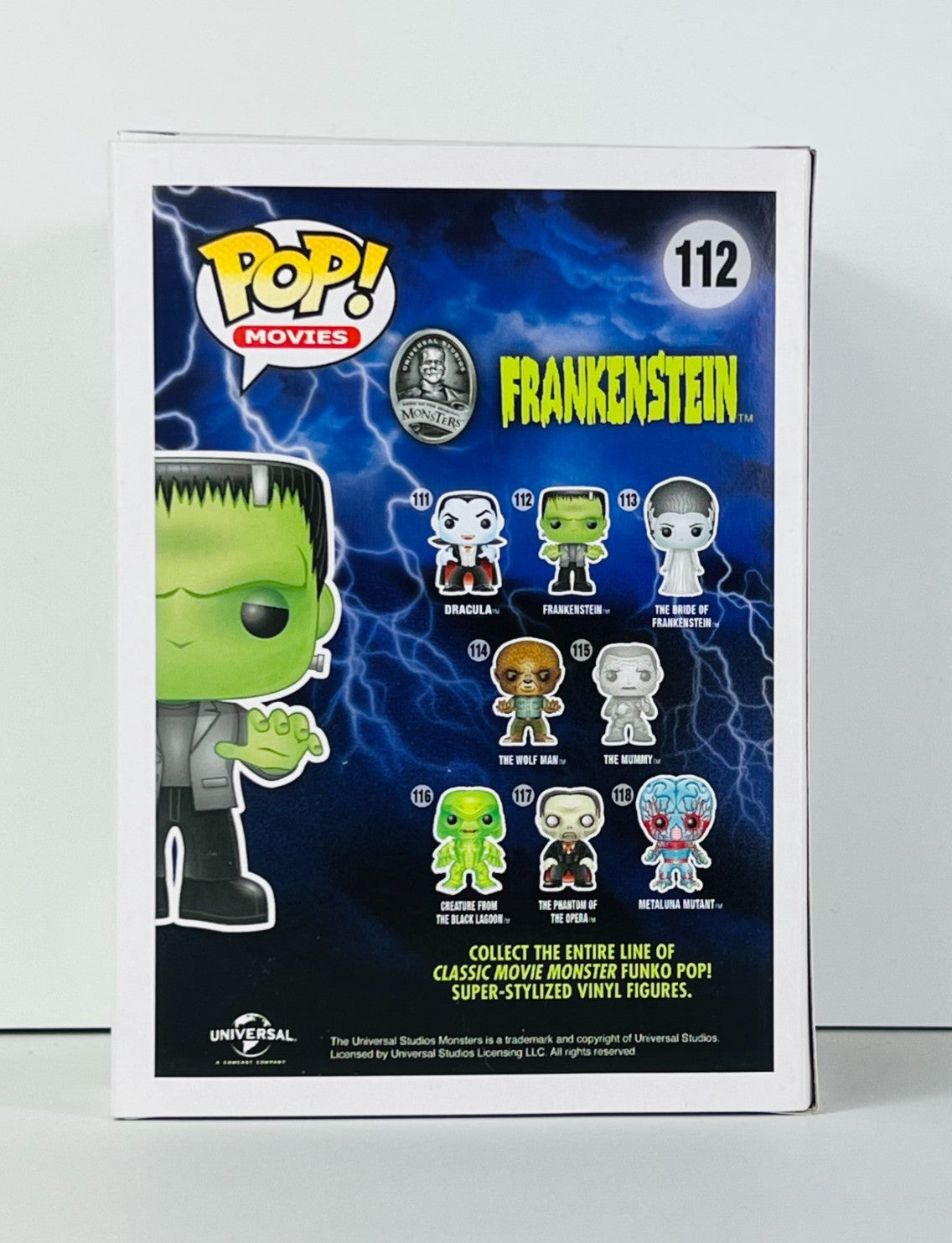 Funko POP Vinyl - Movies - Universal Monsters - Frankenstein - #112 GITD