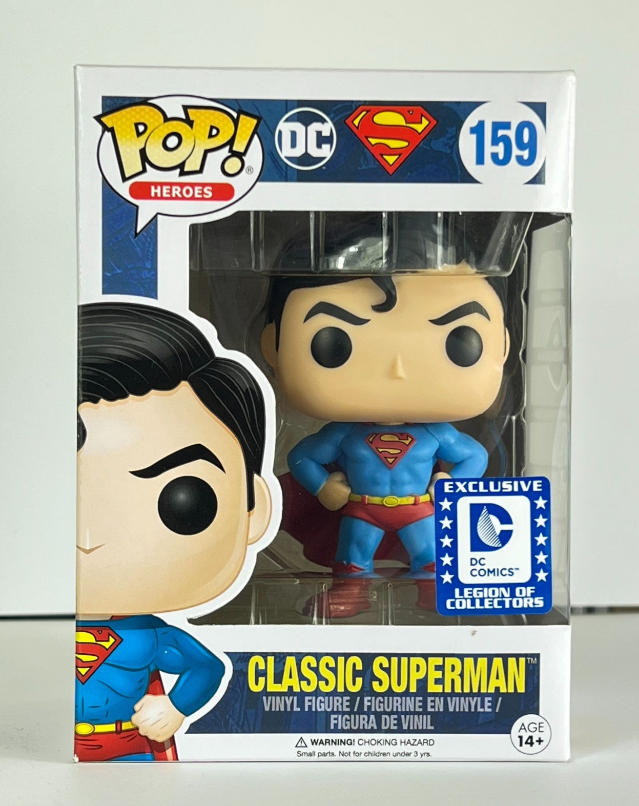Funko POP Vinyl - Heroes - DC Superman - Classic Superman - #159 Legion