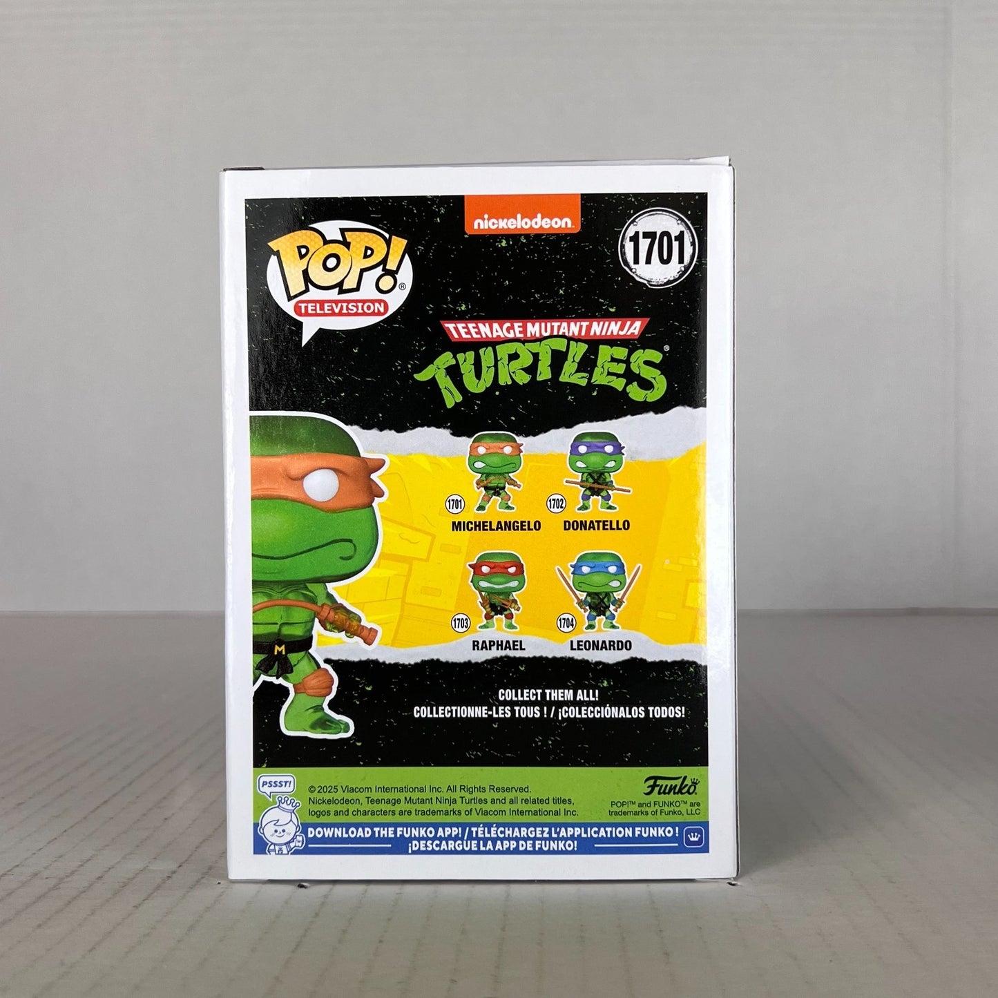 Funko POP Vinyl - Television - Teenage Mutant Ninja Turtles - Michelangelo #1701