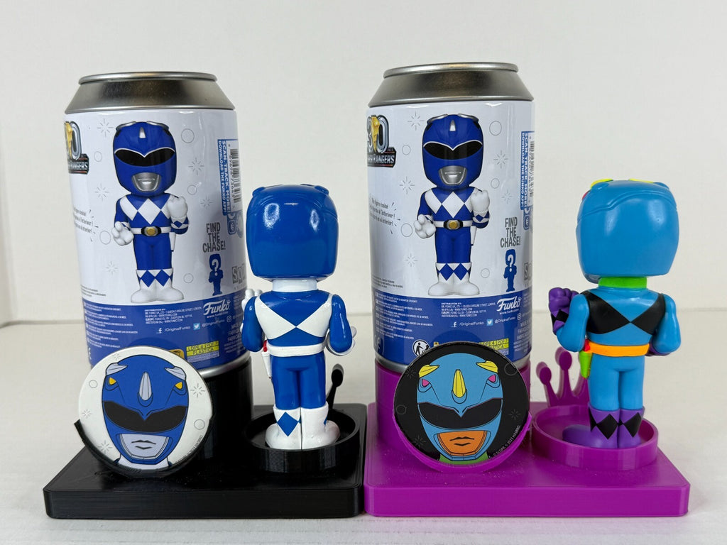 Funko POP Soda - Power Rangers - Blue Ranger - Common and Chase Set - 15000 Pcs