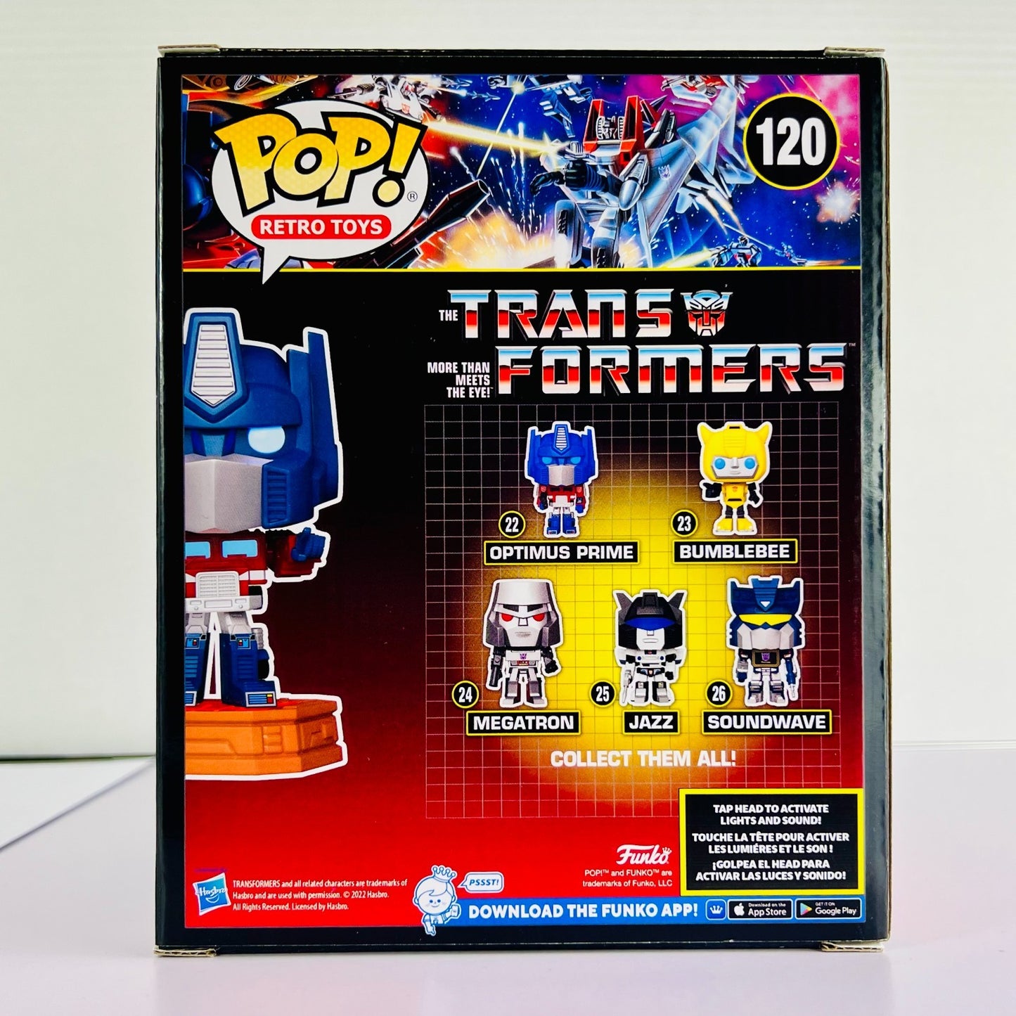 Funko POP! Vinyl - Retro Toys - Transformers - Optimus Prime #120 Lights Sounds