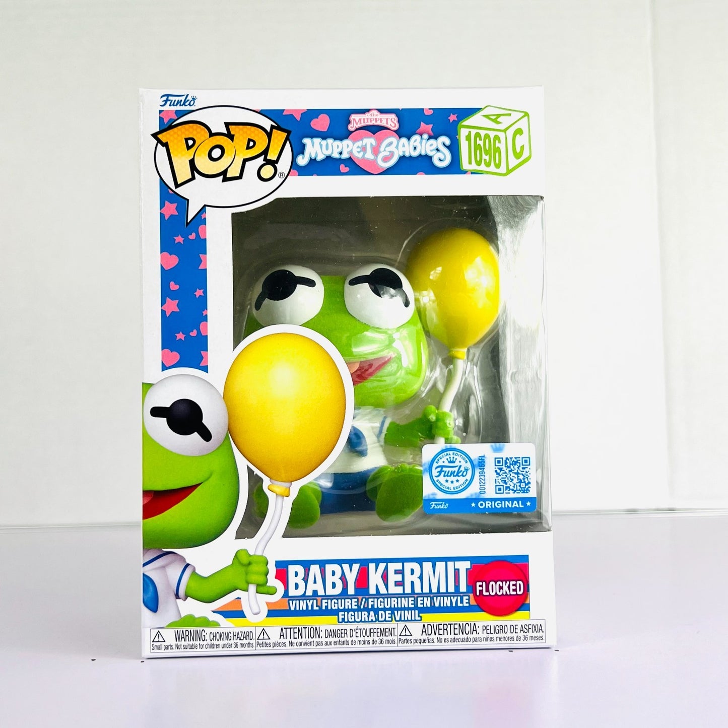 Funko POP Vinyl - Disney - Muppet Babies - Baby Kermit - #1696 Flocked
