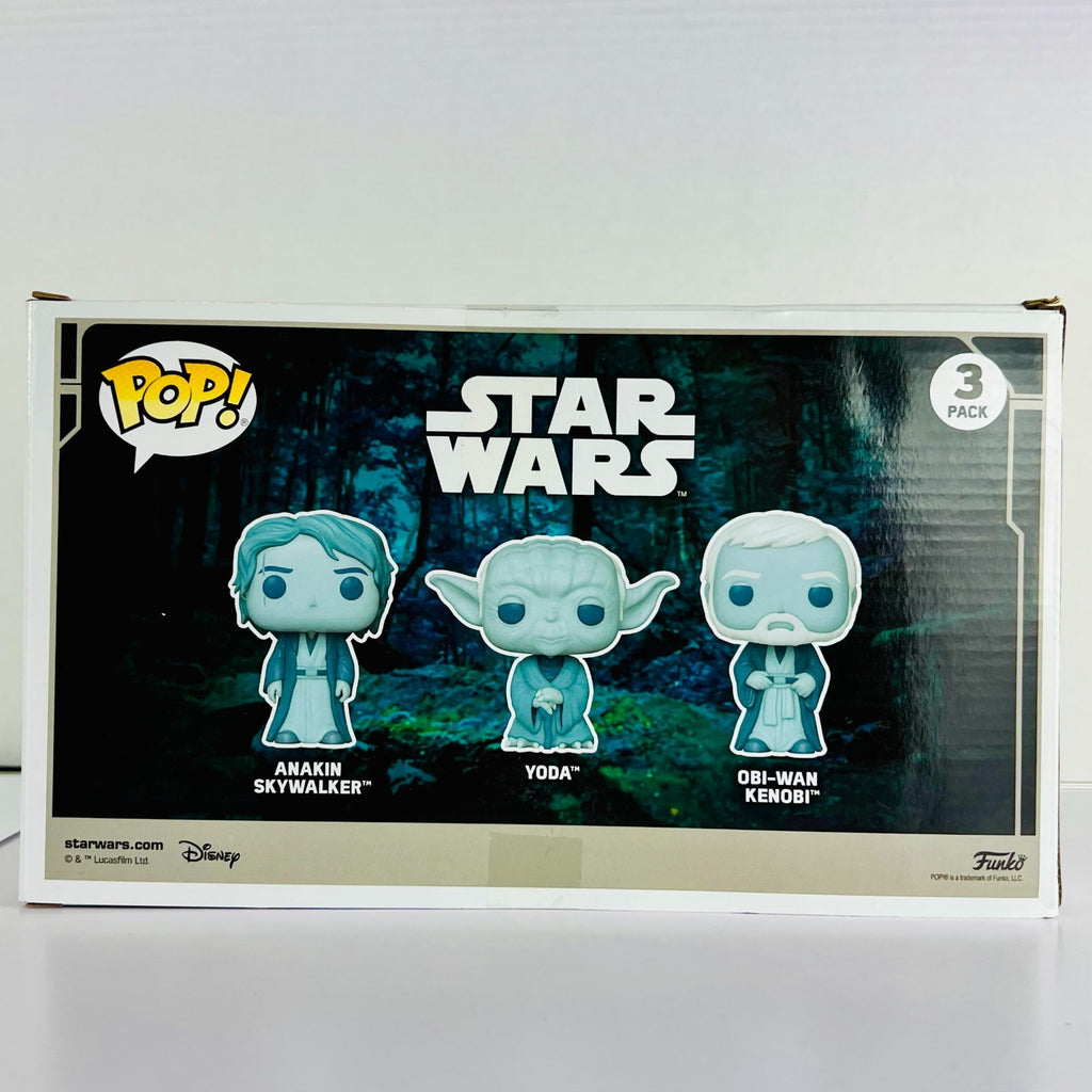 Funko POP! Vinyl - Star Wars - Anakin Yoda Obi-Wan Endor - Holo - 3 Pack