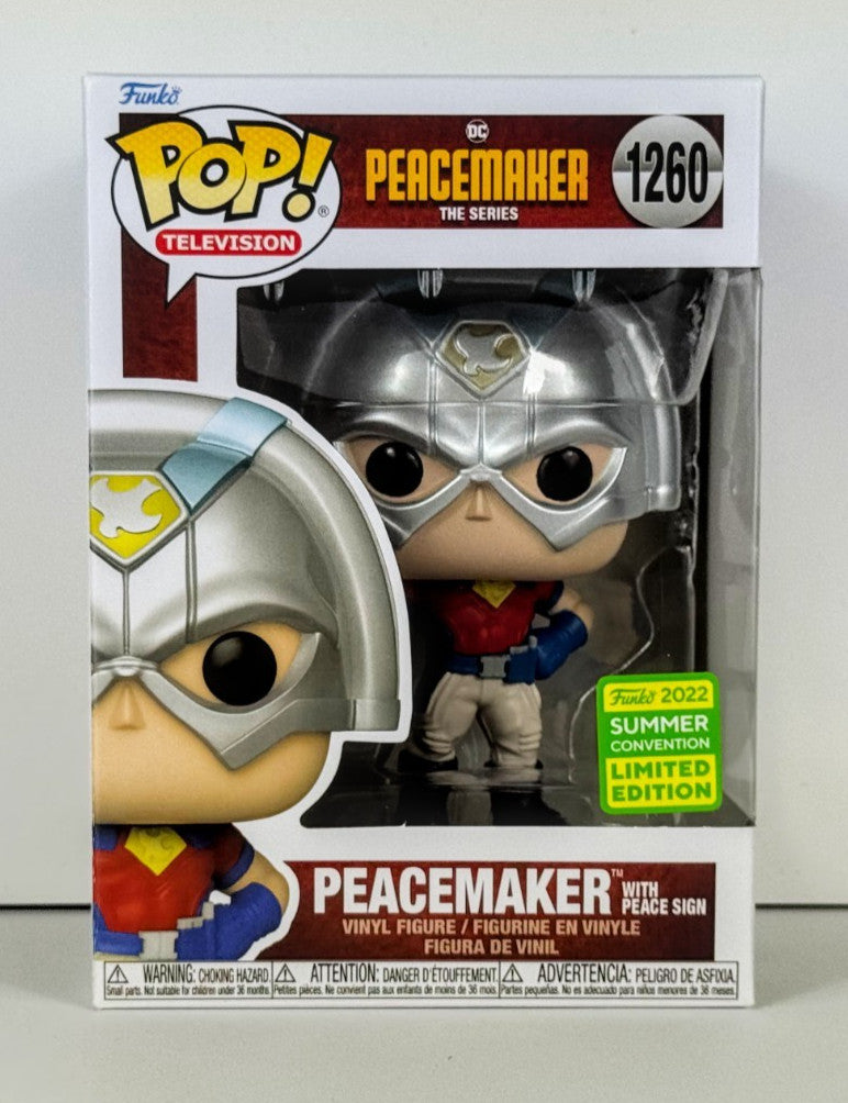 Funko POP Vinyl - Television - DC - Peacemaker With Peace Sign - #1260