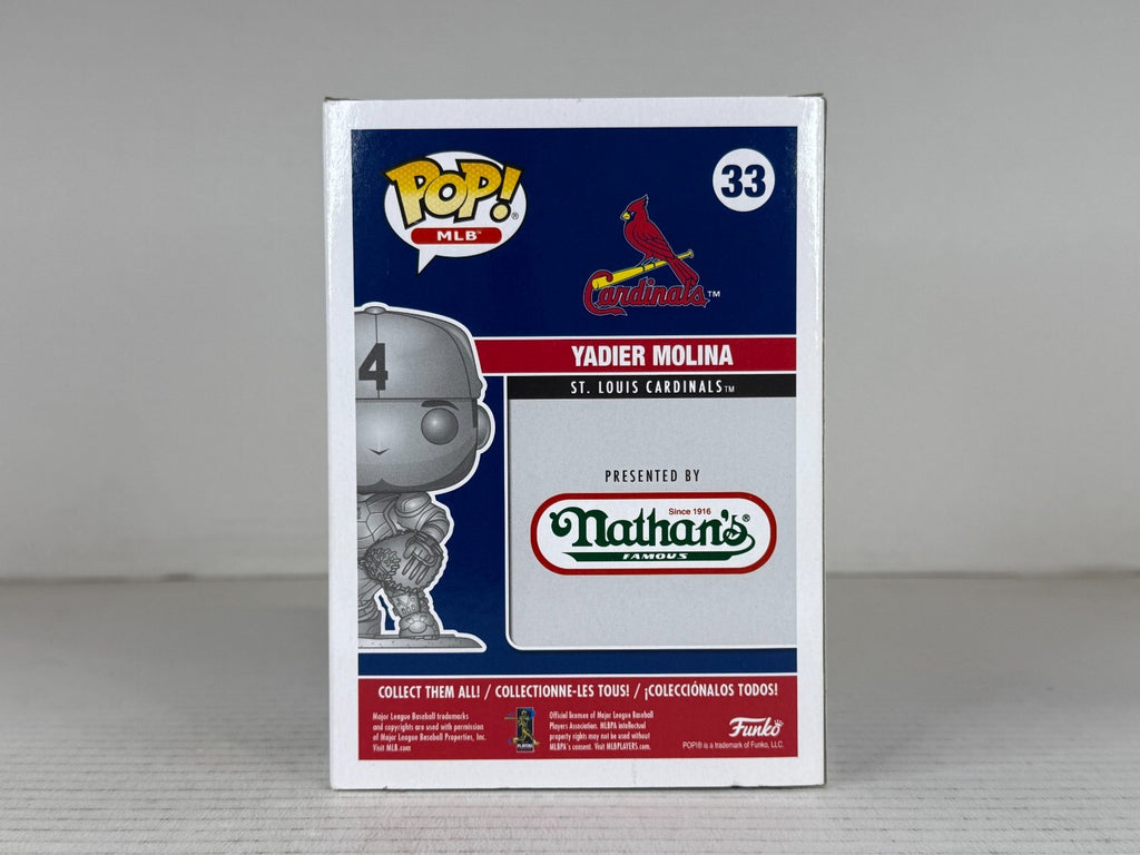 Funko POP Vinyl - MLB -  Cardinals - Yadier Molina #33 - 400 Pcs Silver Chrome 2