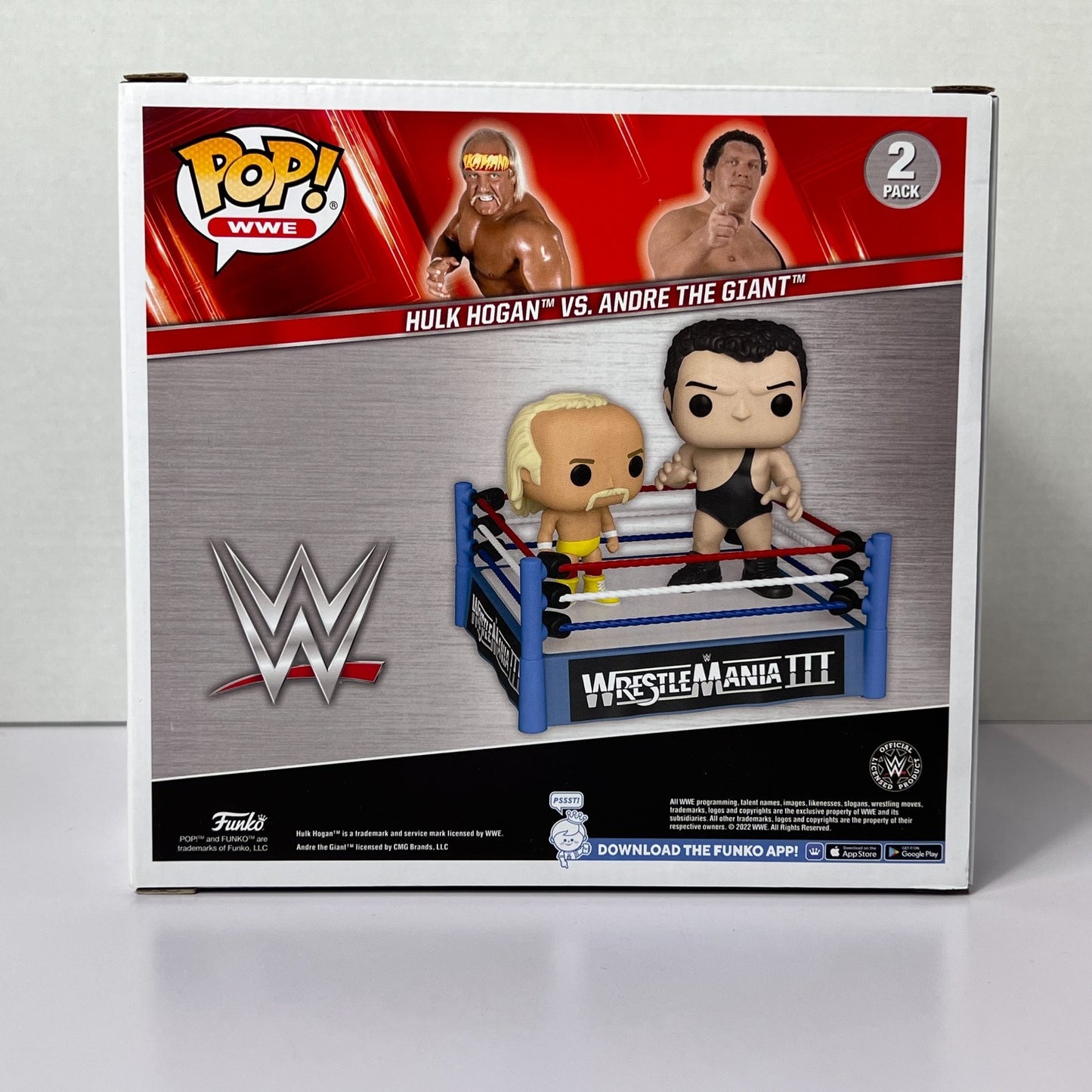 Funko POP Vinyl - WWE - Hulk Hogan And Andre The Giant - 2 Pack Target Con