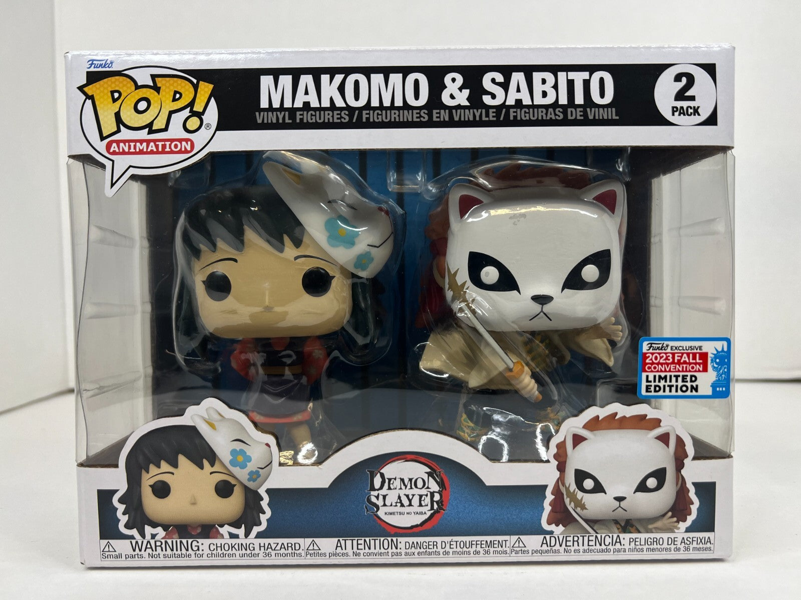 Funko POP Vinyl - Animation - Demon Slayer - Makomo & Sabito - 2 Pack FC 2023