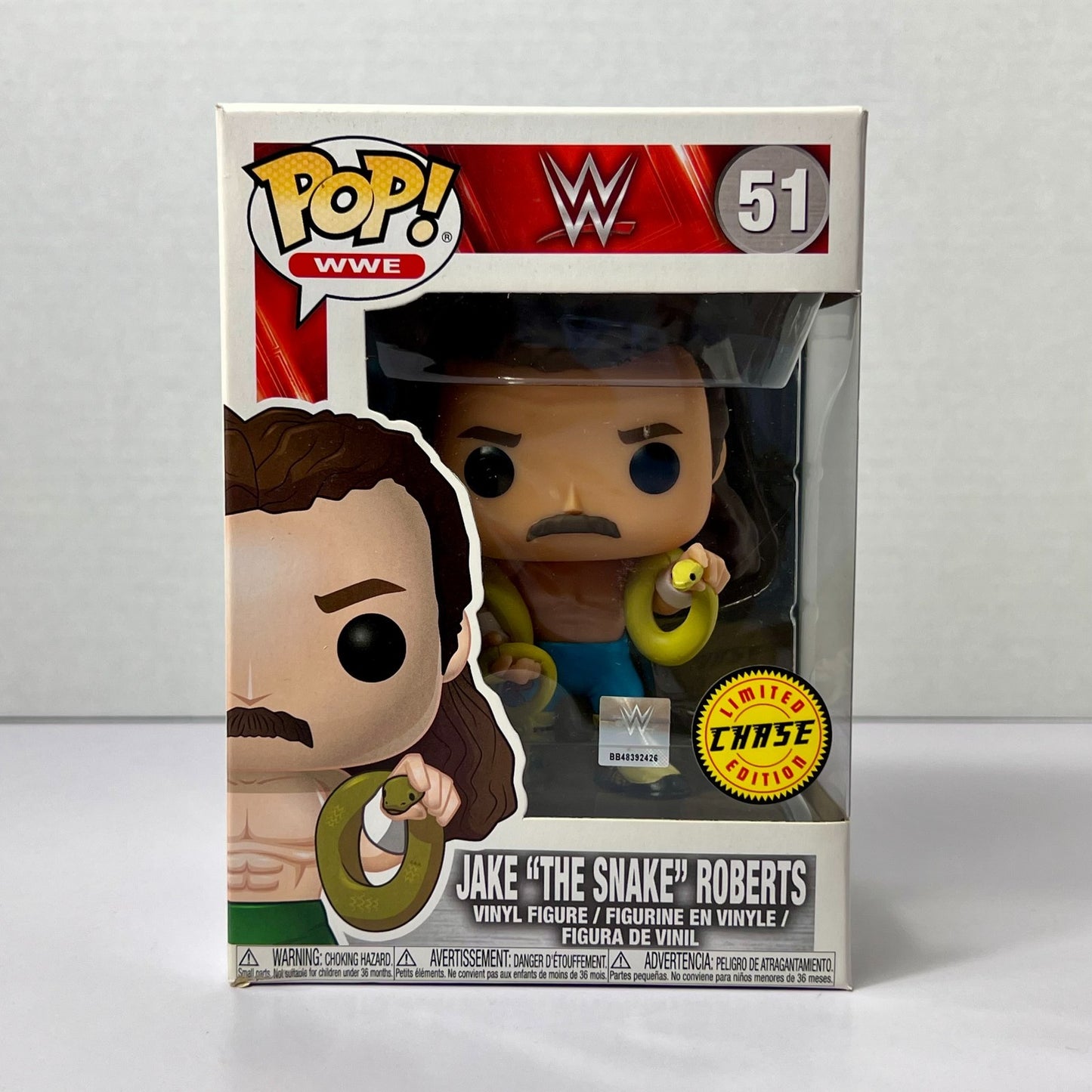 Funko POP Vinyl - WWE - Jake The Snake Roberts - #51 Chase