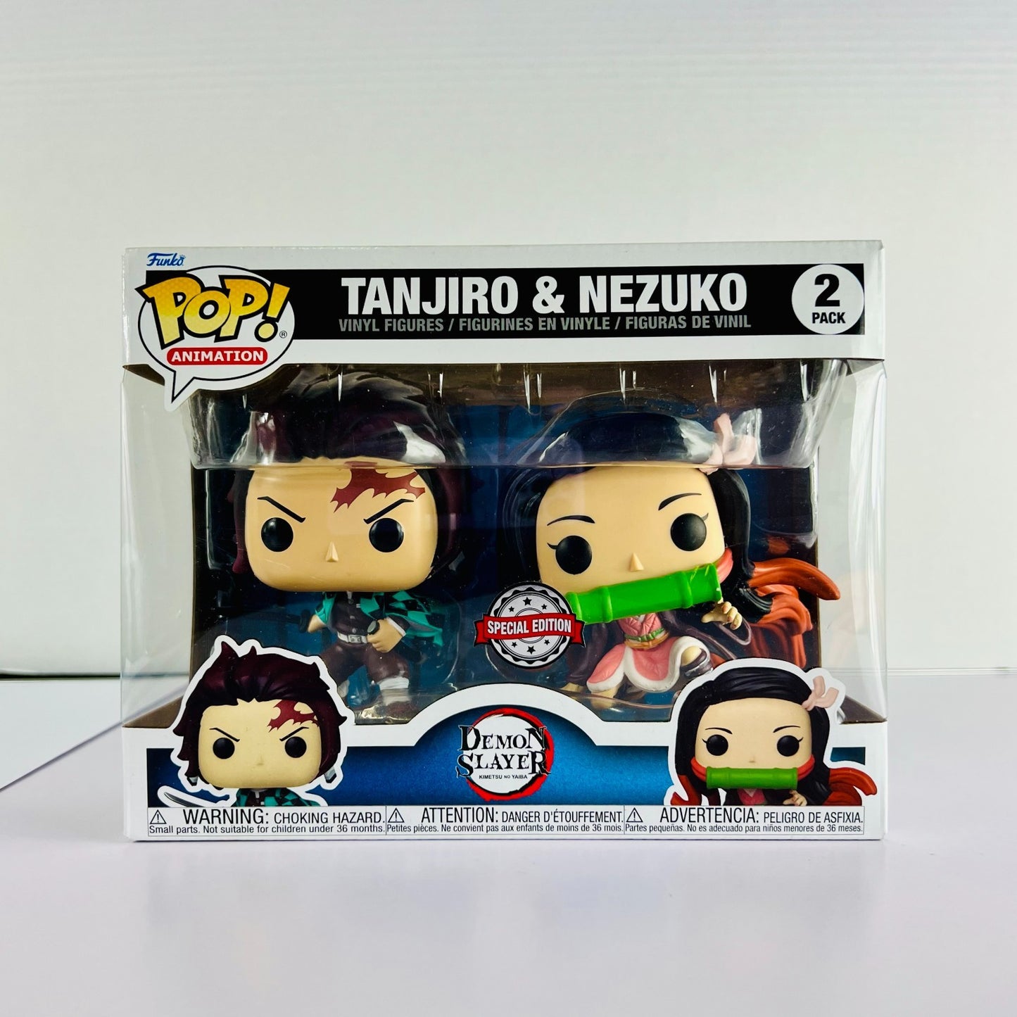 Funko POP! Vinyl - Animation - Demon Slayer - Tanjiro & Nezuko - 2 Pack