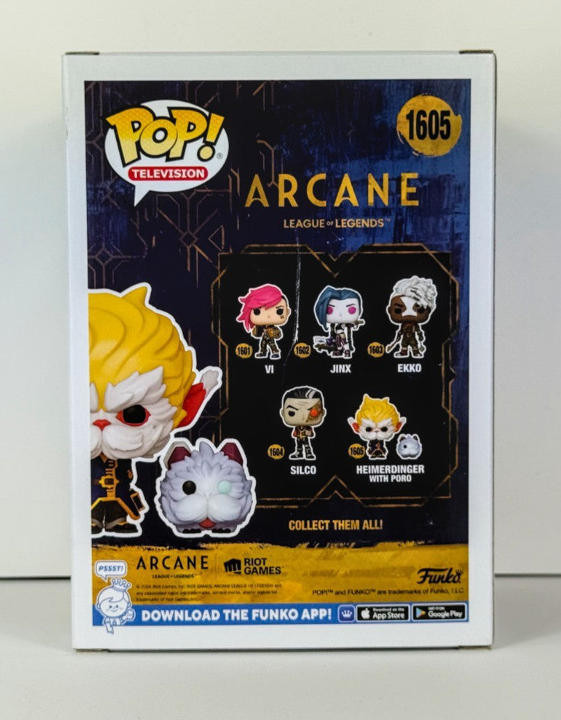 Funko POP Vinyl - Television - Arcane - Heimerdinger with Poro - #1605