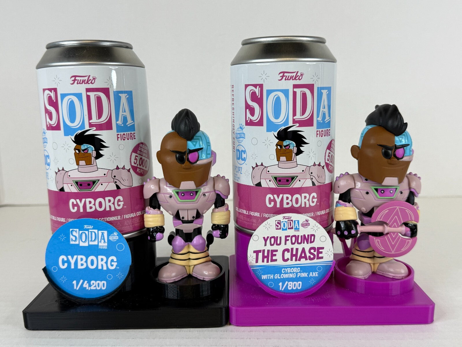 Funko POP Soda - Teen Titan Go - Cyborg - Common and Chase Set - 5000 Pcs