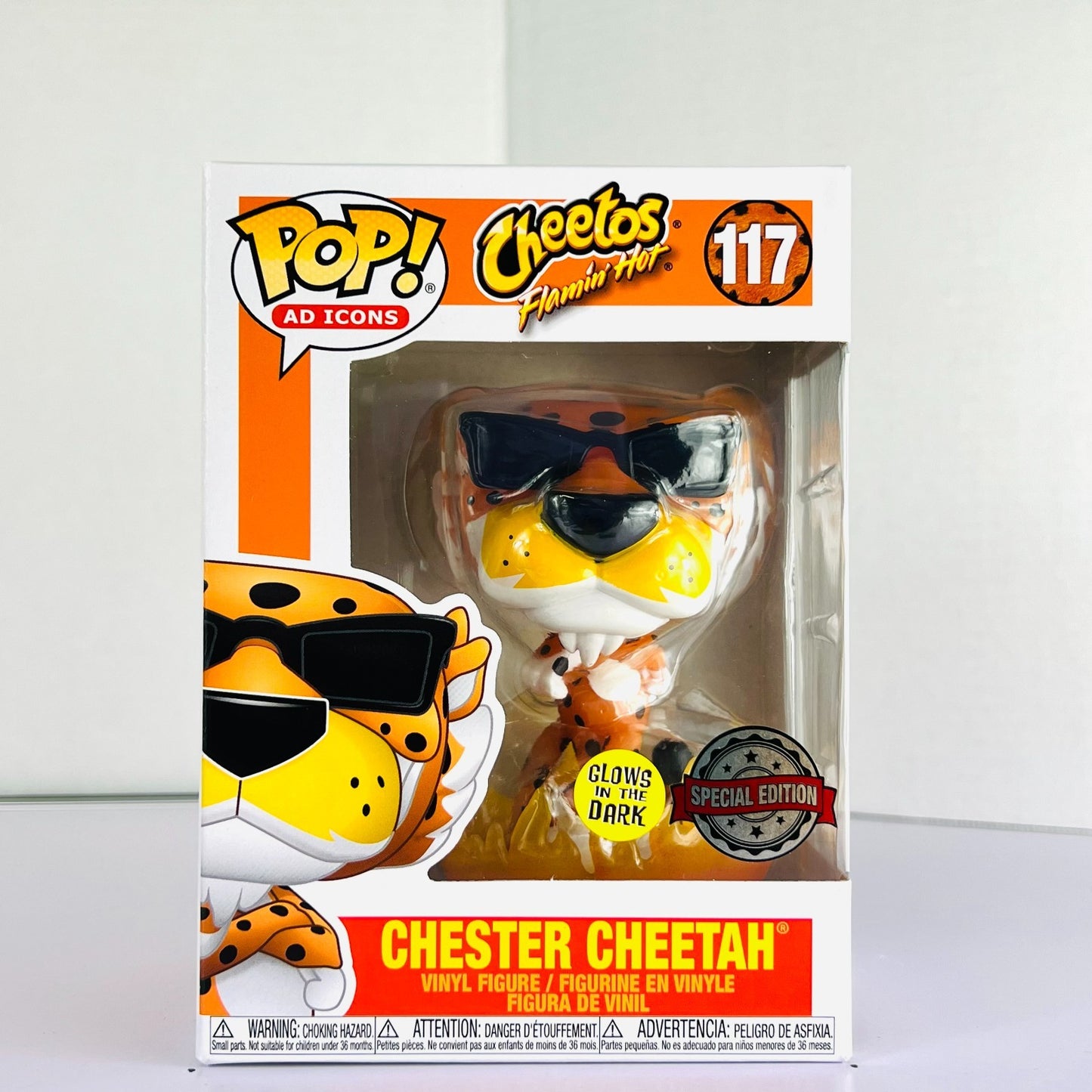 Funko POP Vinyl - Ad Icons - Cheetos - Chester Cheetah - #117 GITD