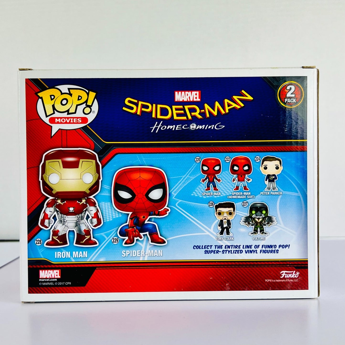 Funko POP! Vinyl - Movies - Marvel Home Coming - Iron Man / Spider-Man - 2 Pack