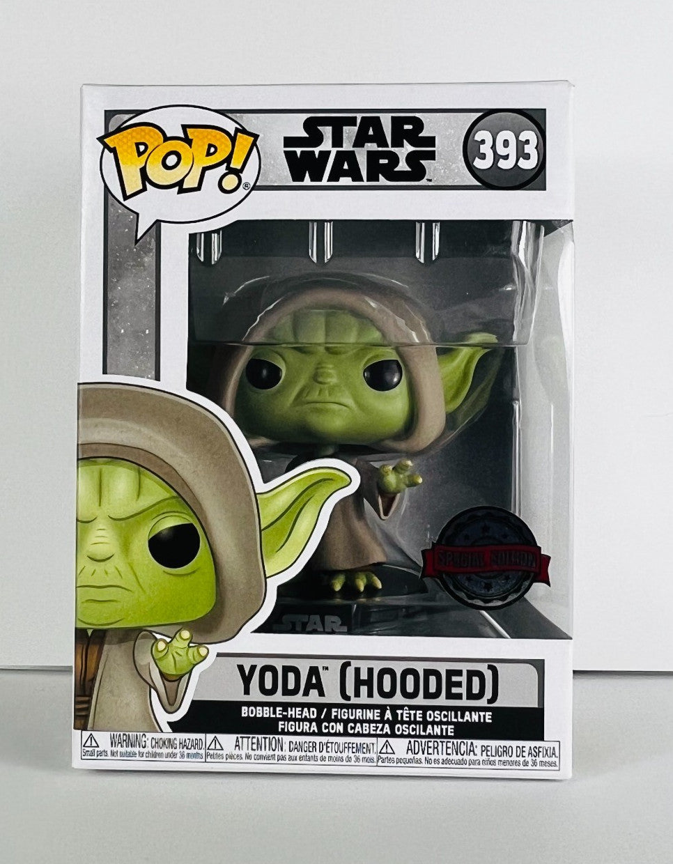 Funko POP Vinyl - Star Wars - Yoda Hooded - #393 Special Edition