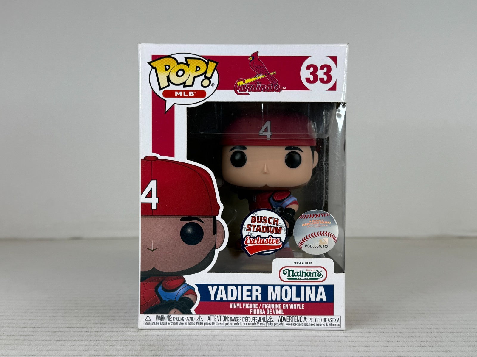 Funko POP Vinyl - MLB - Cardinals - Yadier Molina - #33 Busch Stadium [2]