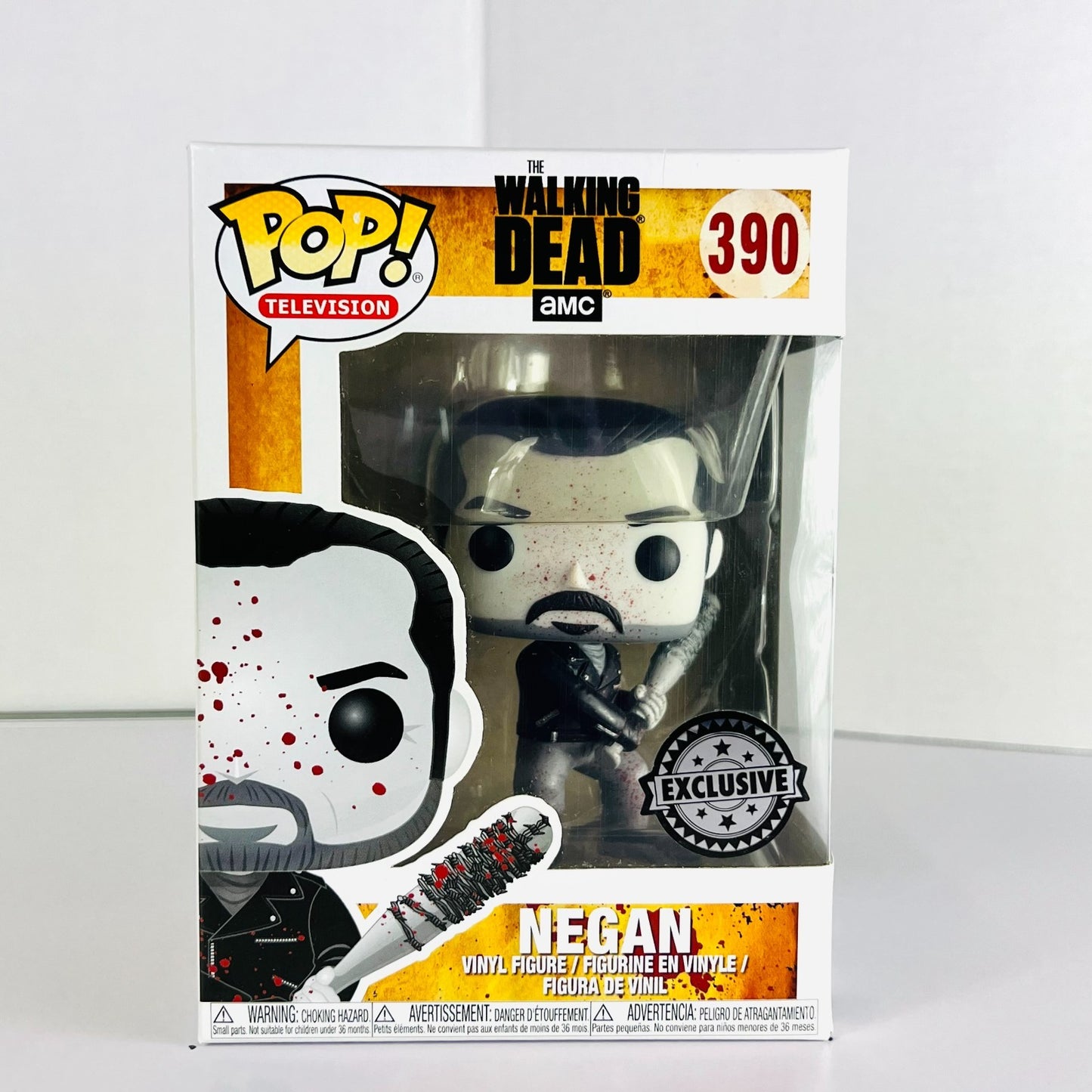 Funko POP Vinyl - Television - The Walking Dead - Negan - #390 Black & White