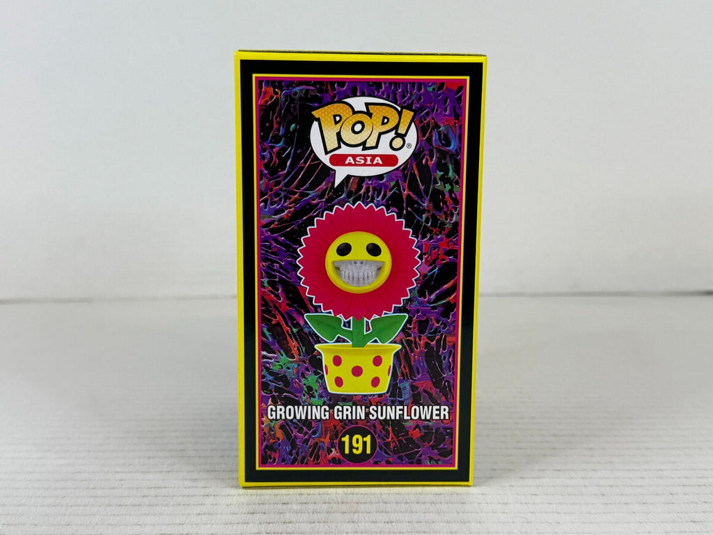 Funko POP Vinyl - Asia - Ron English - Growing Grin Sunflower #191 Blacklight 2