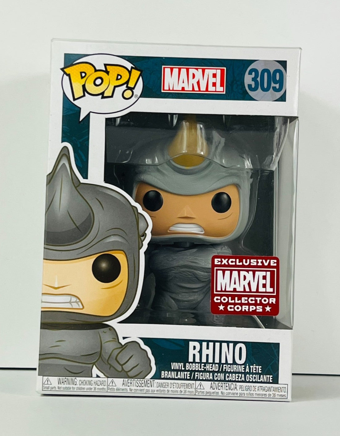 Funko POP Vinyl - Marvel - Spider-Man - Rhino - #309 Collector Corps