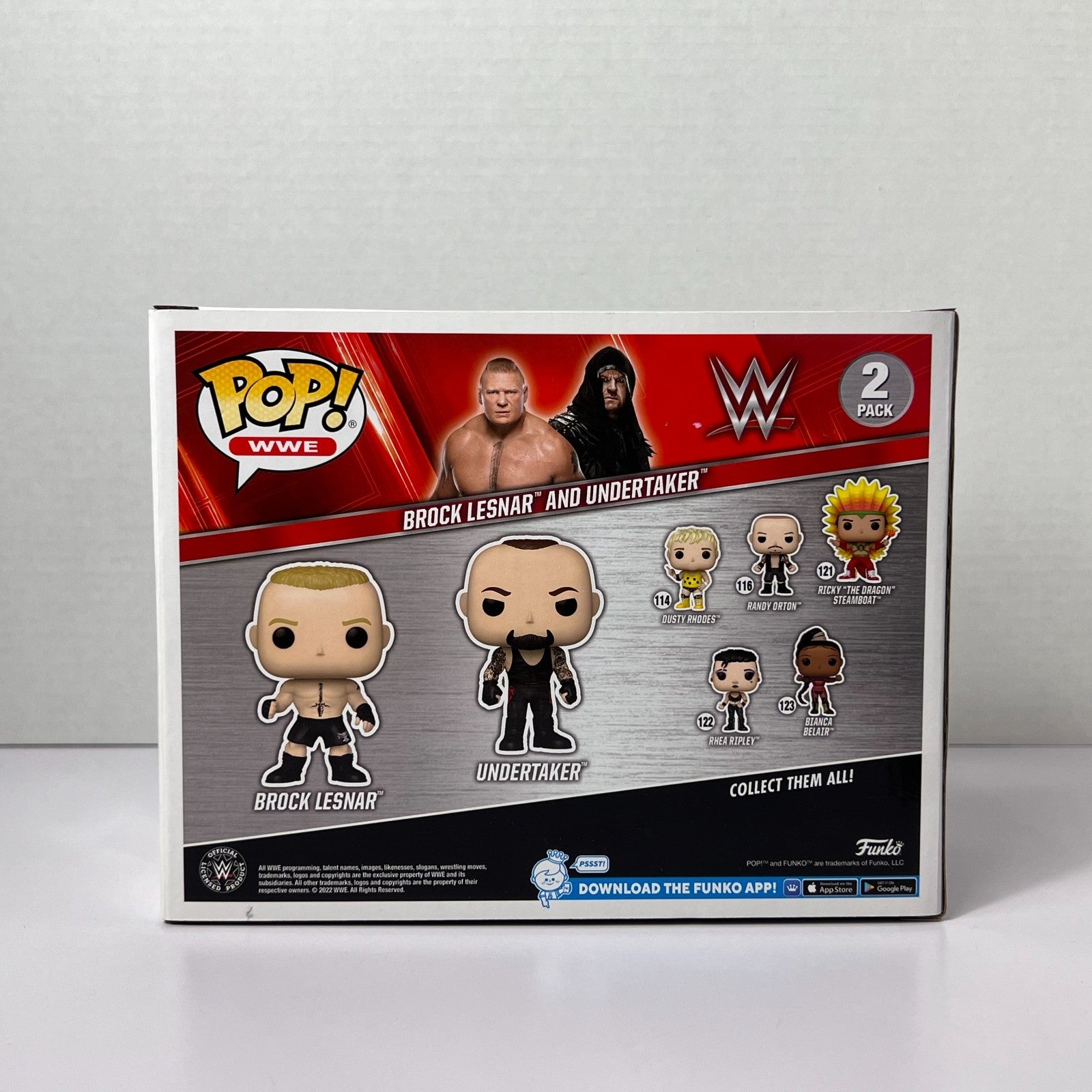 Funko POP Vinyl - WWE - Brock Lesnar And Undertaker - 2 Pack