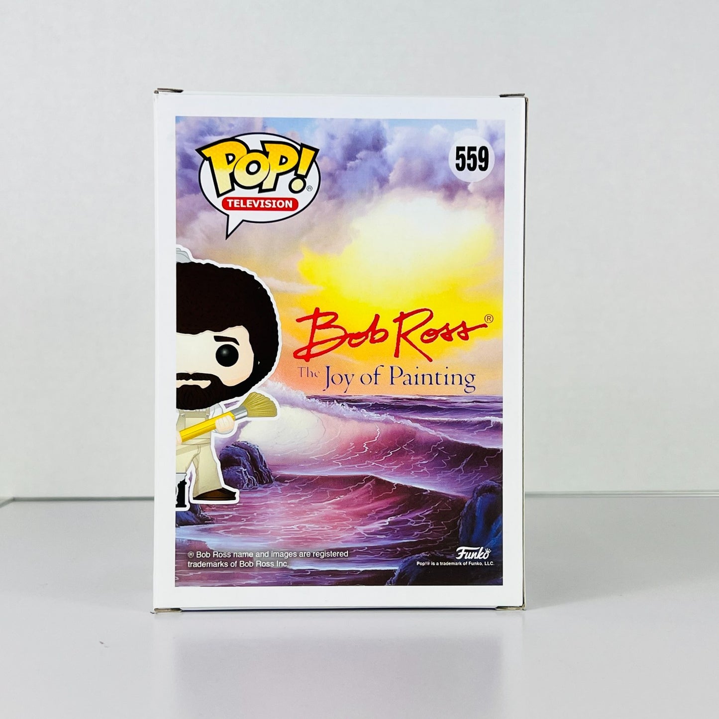 Funko POP Vinyl - Television - Joy Of Painting - Bob Ross With Paintbrush - #559