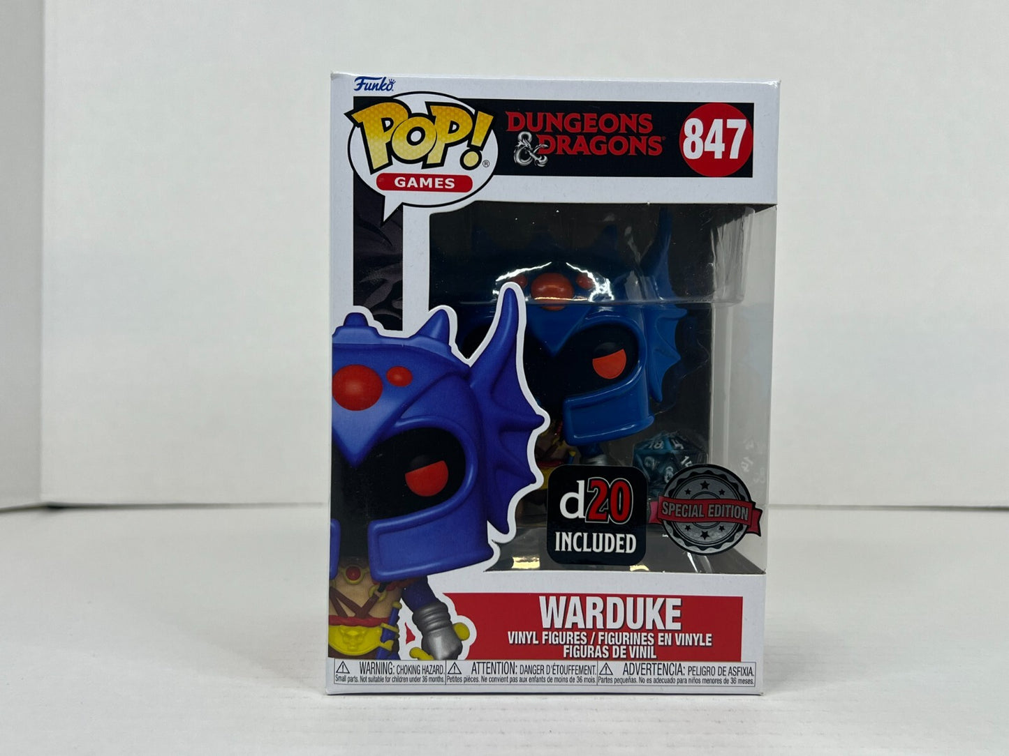 Funko POP Vinyl - Games - Dungeons & Dragons - Warduke With D20 - #847