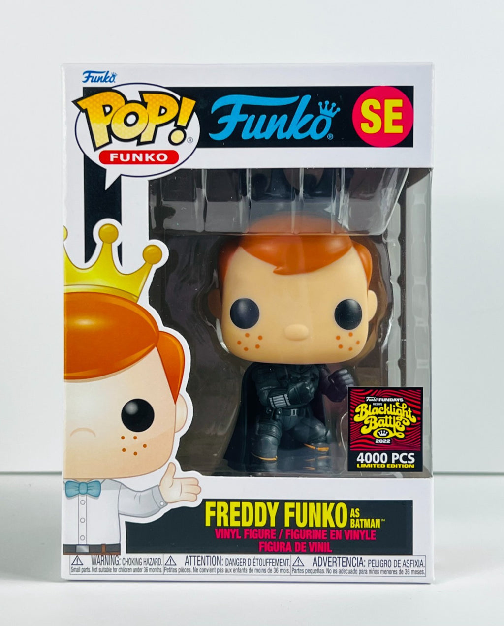 Funko POP Vinyl - Blacklight Battles - Freddy Funko As Batman - #SE 4000 Pcs