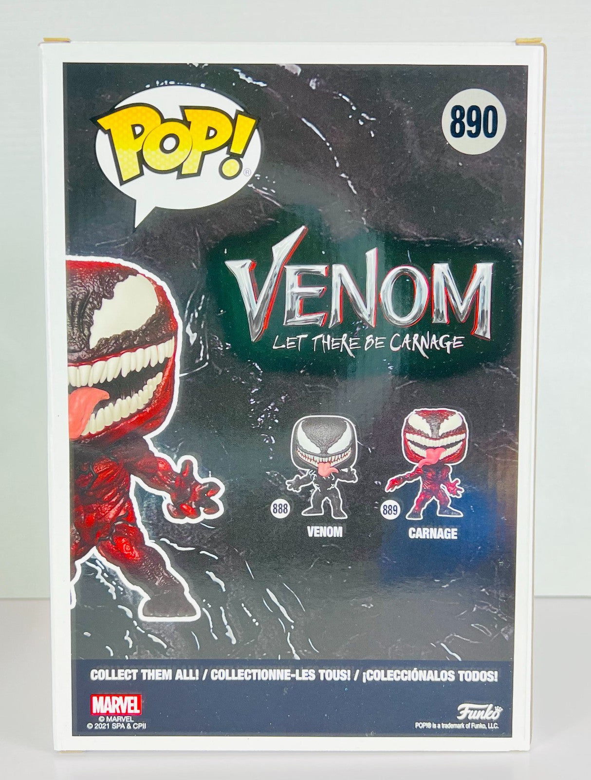 Funko POP Vinyl - Marvel - Venom - Carnage - #890 10" Inch