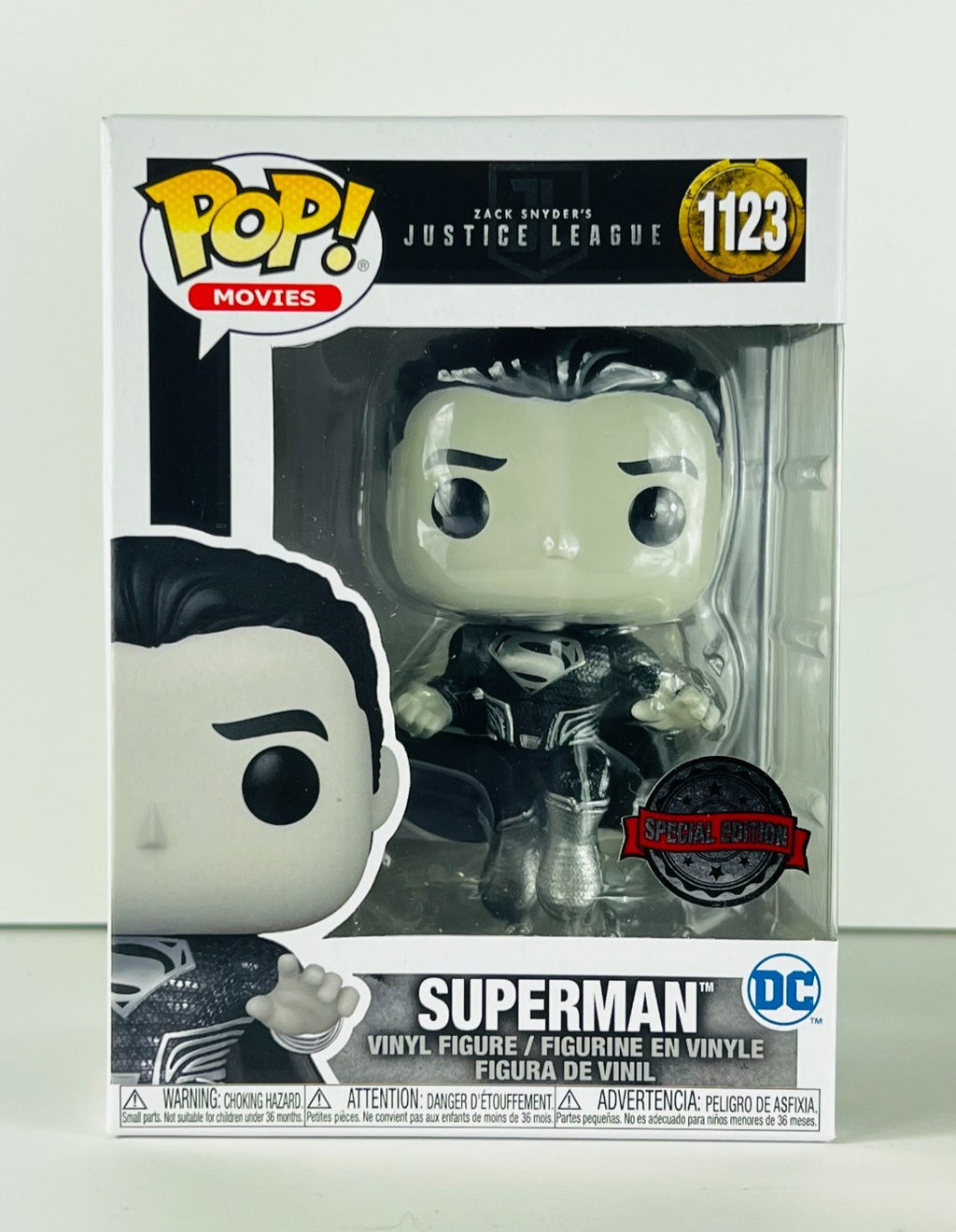Funko POP Vinyl - Movies - Justice leage - Superman Black & White - #1123