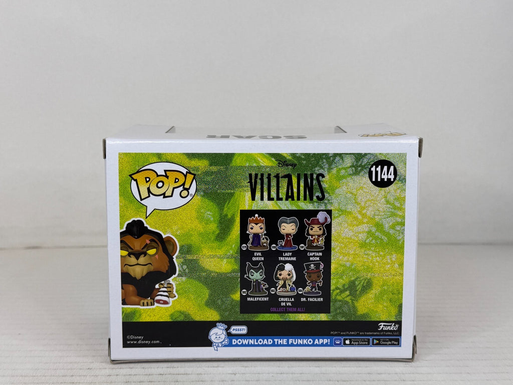 Funko POP Vinyl - Disney Villains - Scar - #1144 Specialty Series