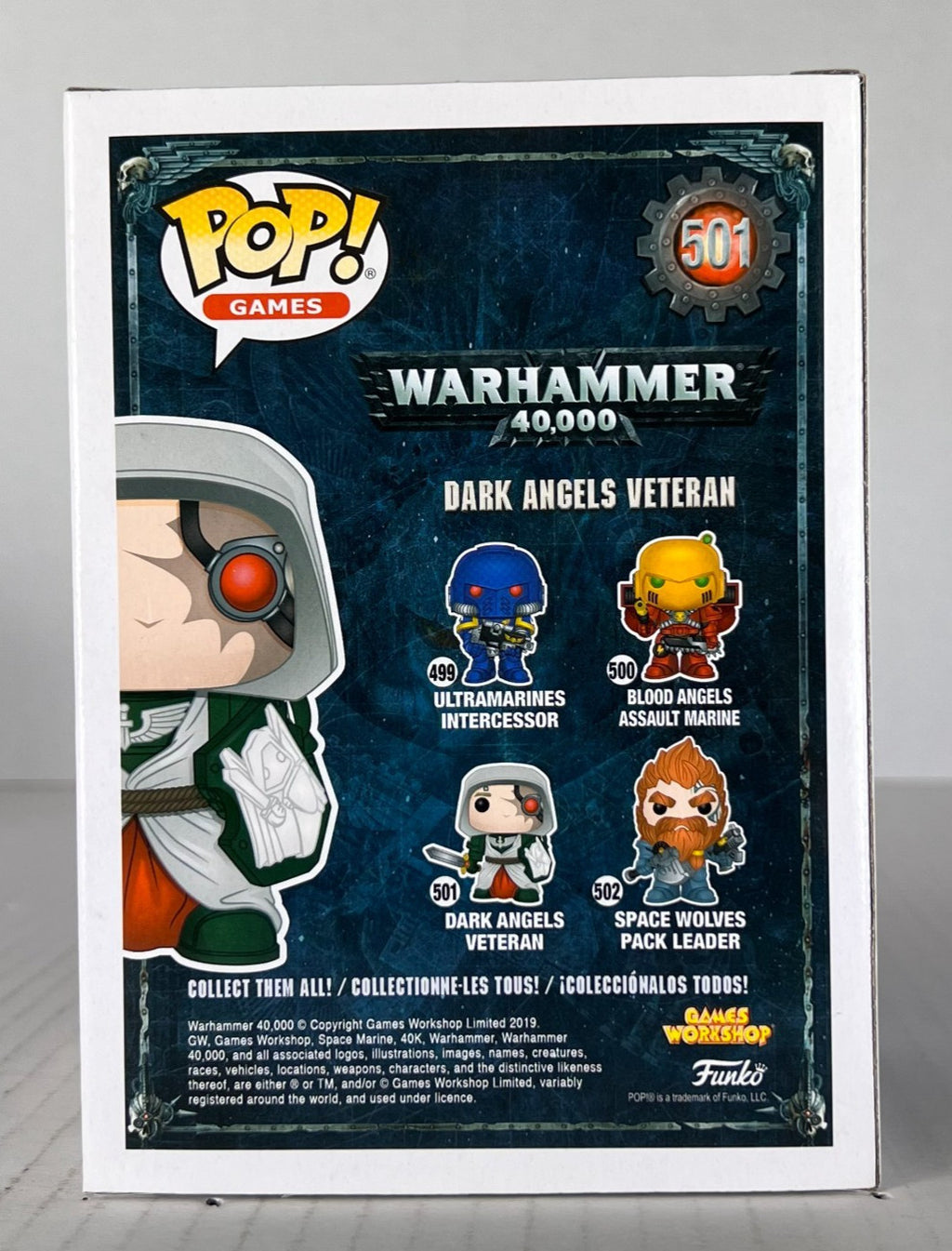 Funko POP Vinyl - Games - Warhammer 40000 - Dark Angels Veteran - #501