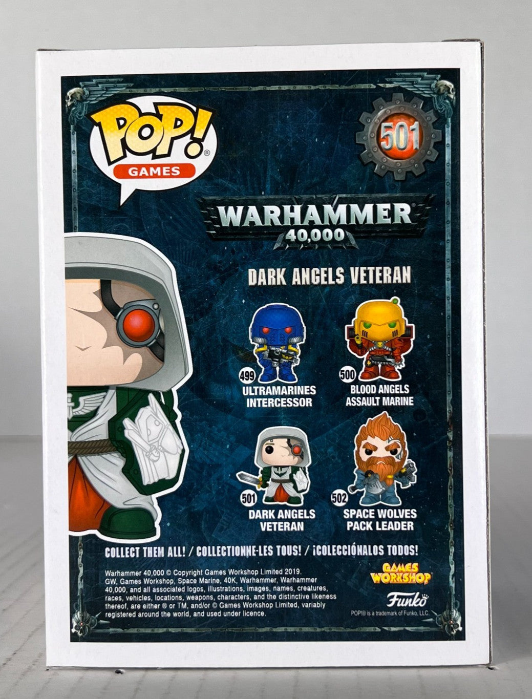 Funko POP Vinyl - Games - Warhammer 40000 - Dark Angels Veteran - #501