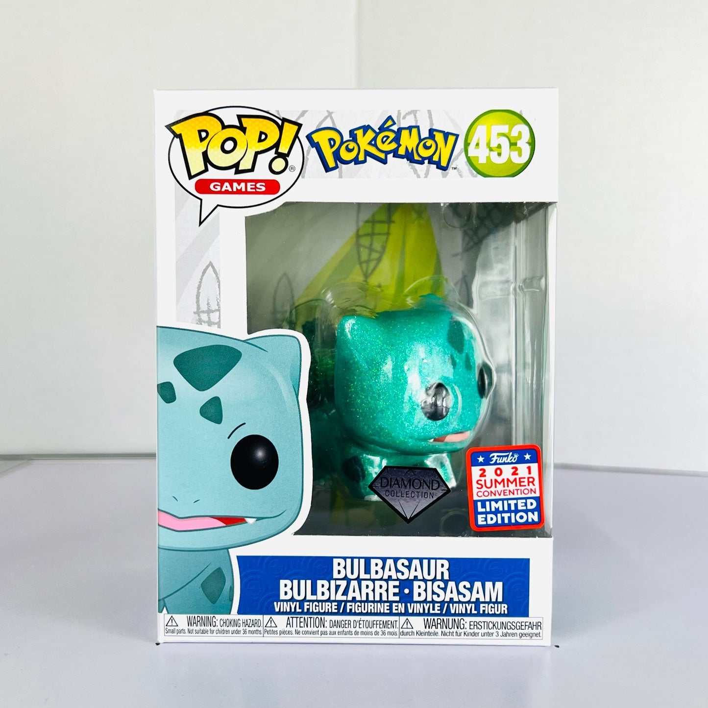 Funko POP Vinyl - Games - Pokemon - Bulbasaur - #453 Diamond SC 2021