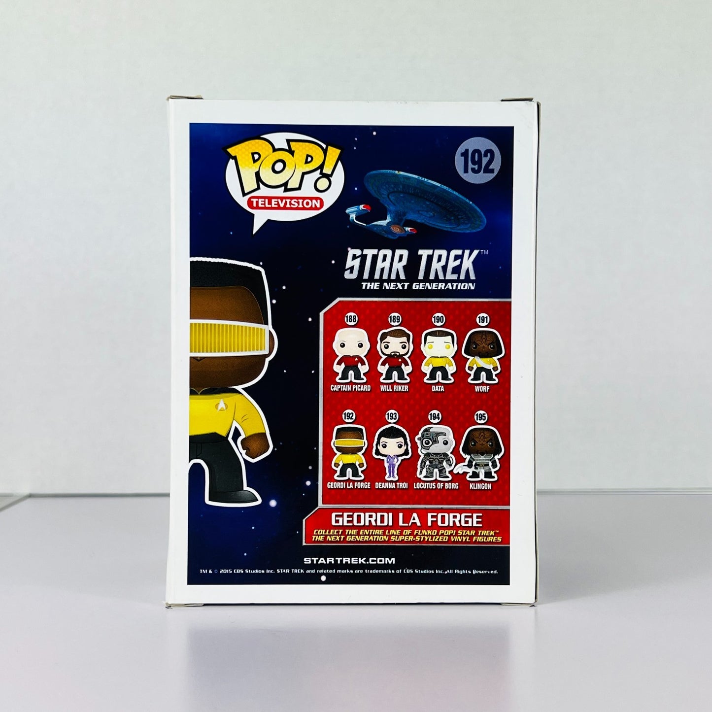 Funko POP Vinyl - Television - Star Trek - Geordi La Forge - #192