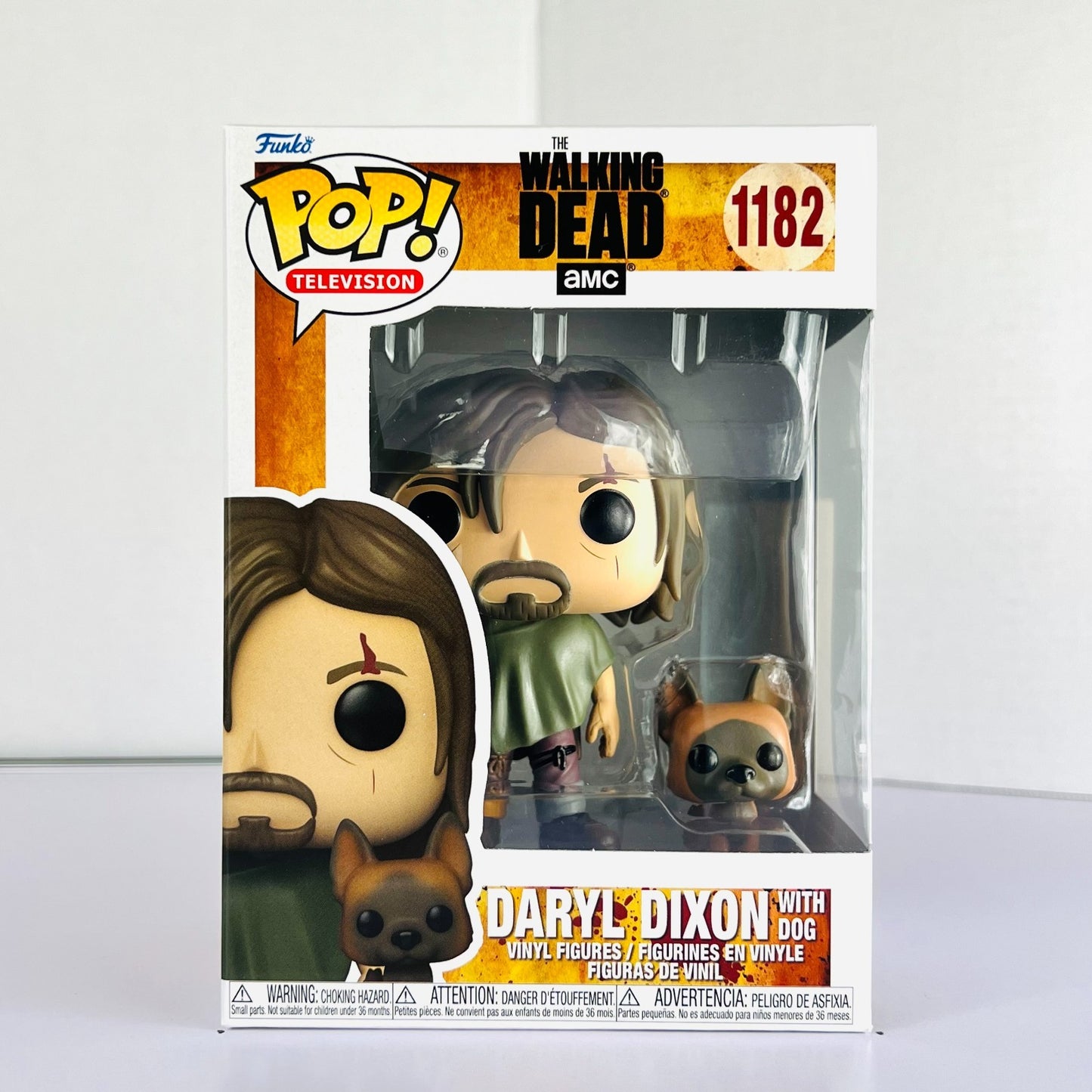 Funko POP Vinyl - Television - The Walking Dead - Daryl Dixon With Dog - #1182