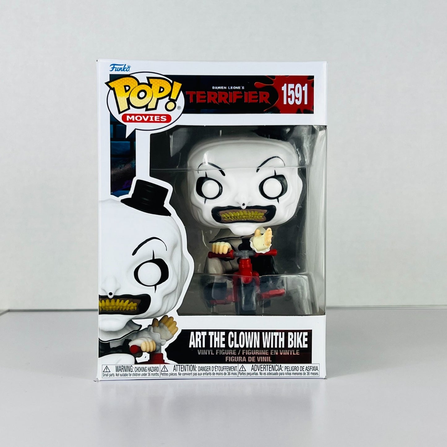 Funko POP Vinyl - Movies - Terrifier - Art The Clown With Bike - #1591 [1]
