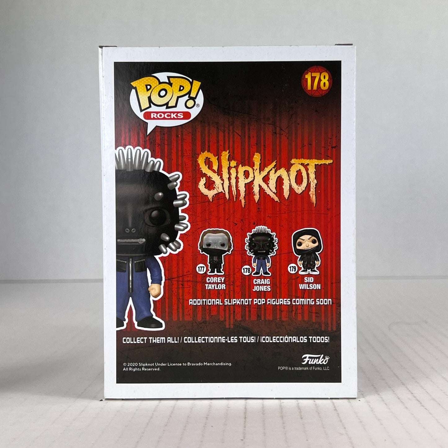 Funko POP Vinyl - Rocks - Slipknot - Craig Jones - #178 EMP