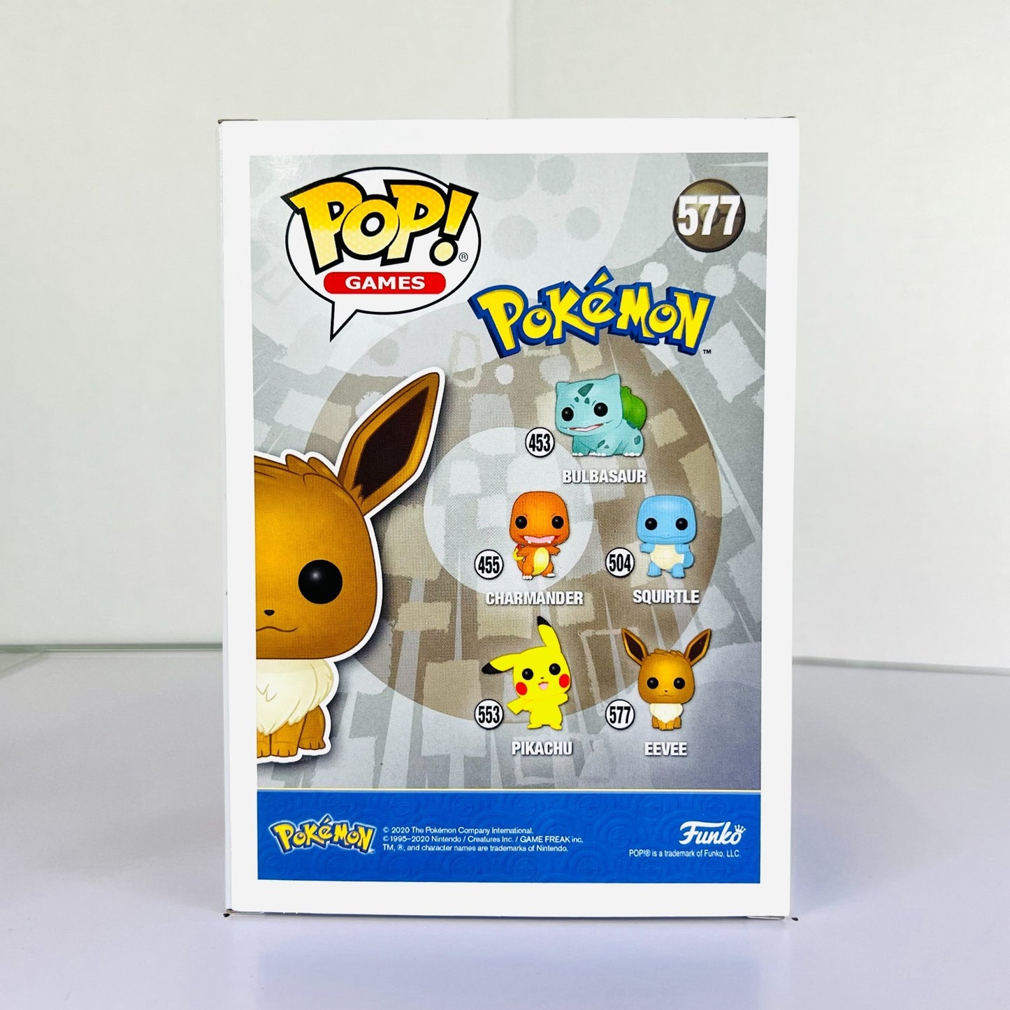Funko POP Vinyl - Games - Pokemon - Eevee - #577 Flocked WC 2020
