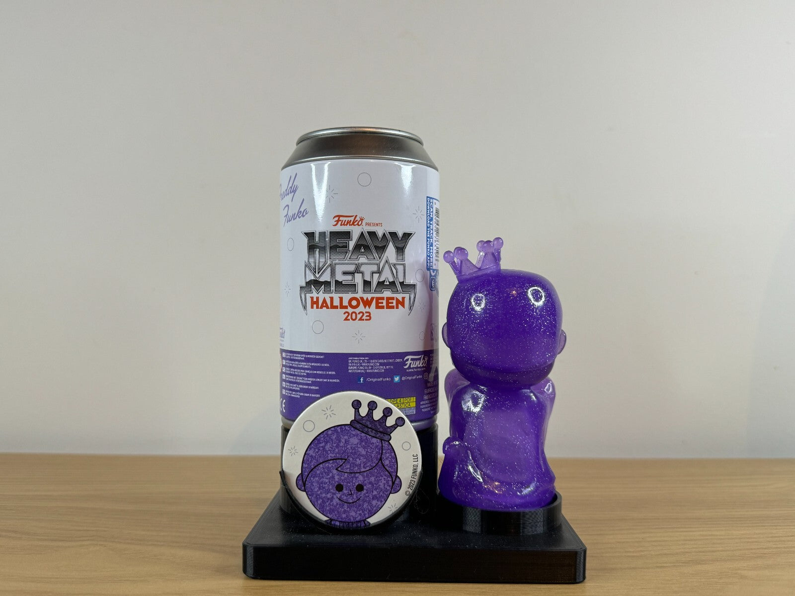 Funko POP Soda - Heavy Metal - Freddy Funko as Purple Glitter Spirit 2000 Piece