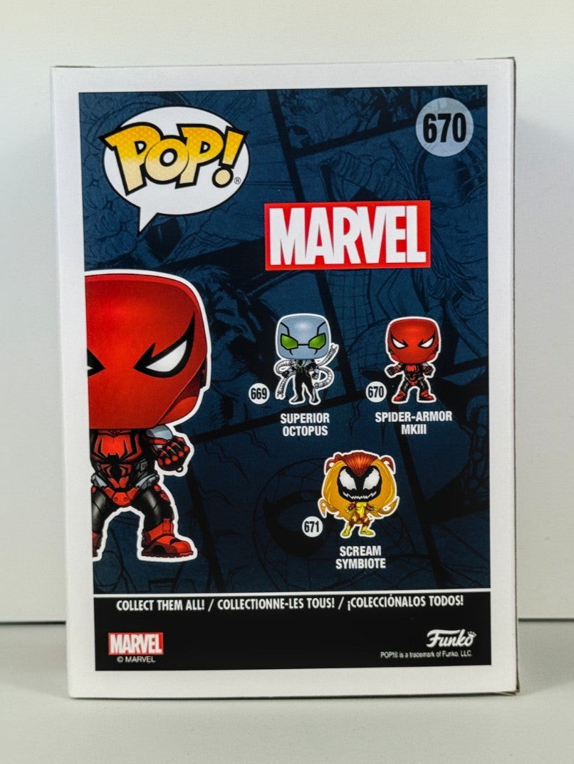 Funko POP Vinyl - Marvel - Spider-Armor MKII - #670 Walgreens
