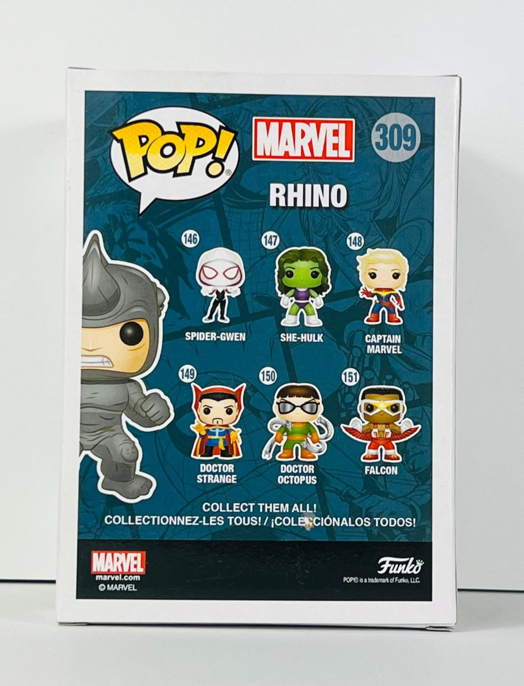 Funko POP Vinyl - Marvel - Spider-Man - Rhino - #309 Collector Corps