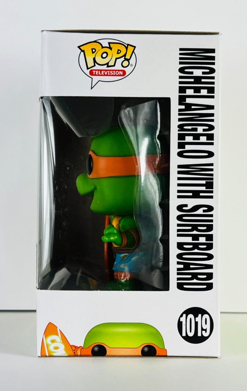 Funko POP Vinyl - Television - TMNT - Michelangelo With Surfboard - #1019 SDCC 2