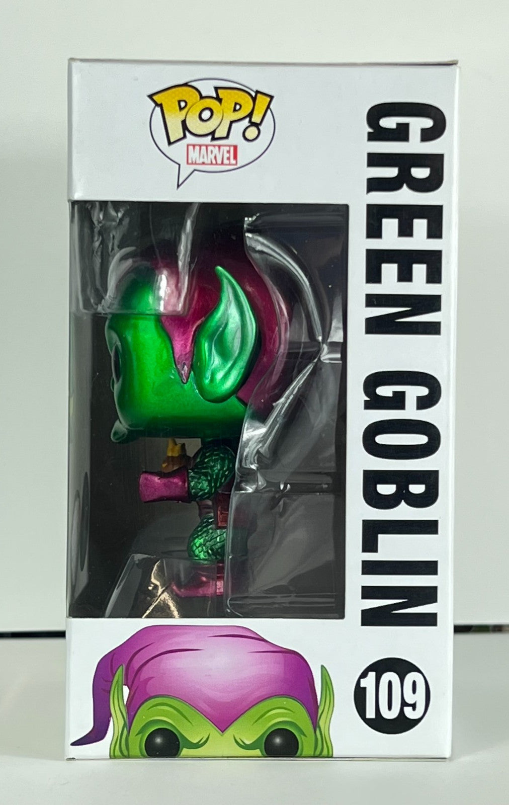 Funko POP Vinyl - Marvel - Green Goblin - #109 Chase Underground Toys Metallic