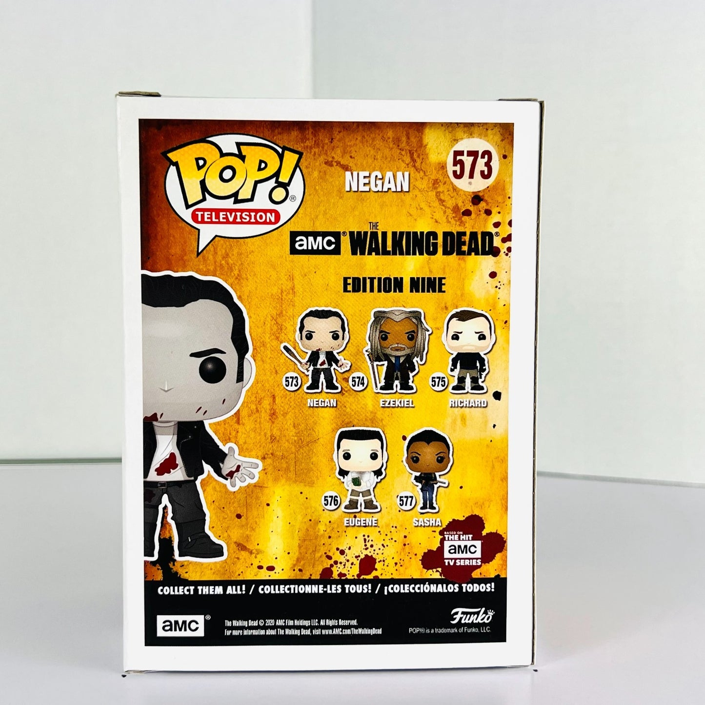 Funko POP Vinyl - Television - The Walking Dead - Negan #573 Supply Drop Bloody