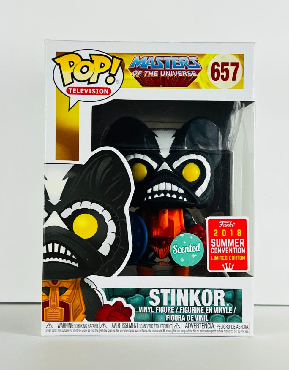 Funko POP Vinyl - Television - Masters of The Universe - Stinkor - #657 Scented